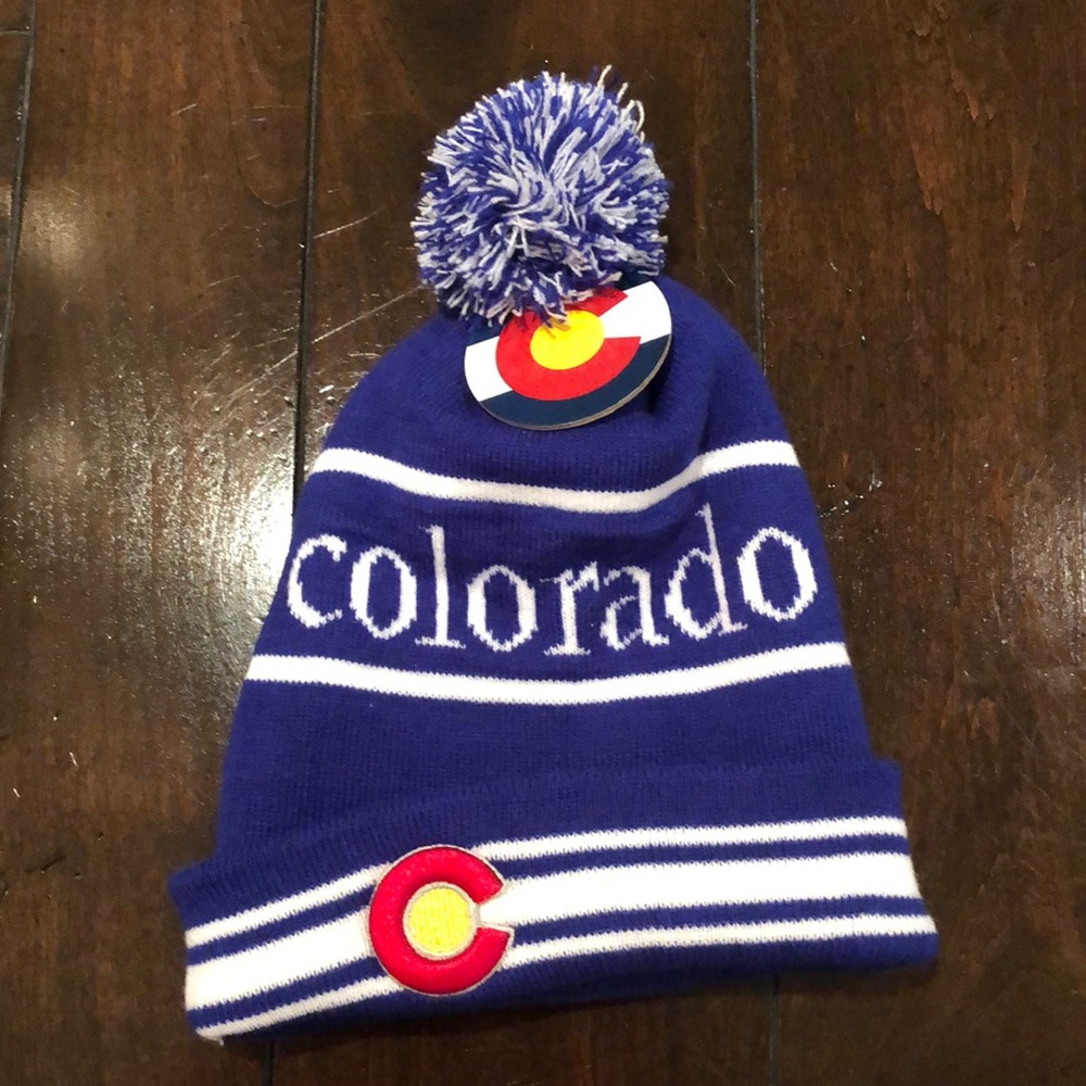 Blue beanie